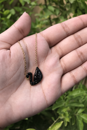 Black Swan Necklace