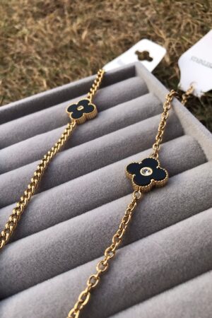 Black Clover Bracelet - Chain